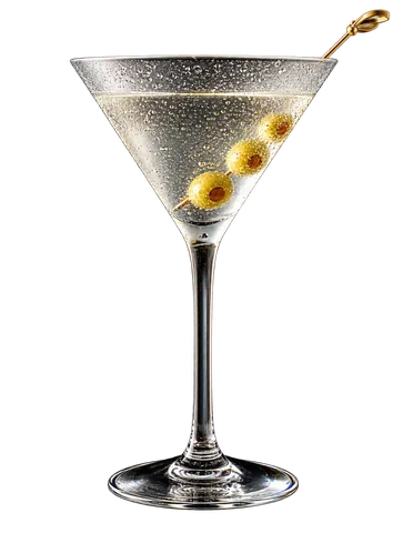 Классический коктейль Dry Martini с оливками